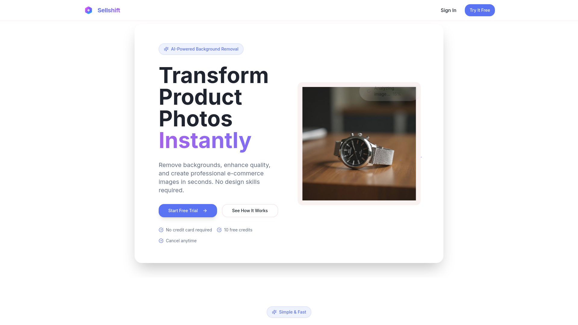 Sellshift screenshot 1