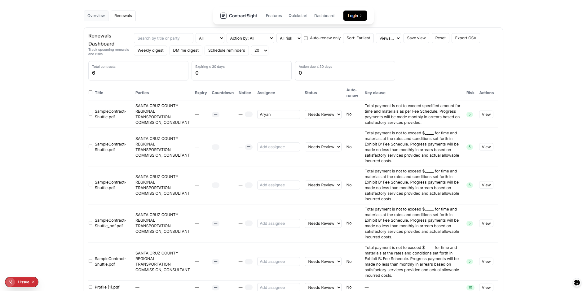 ContractSight screenshot 4