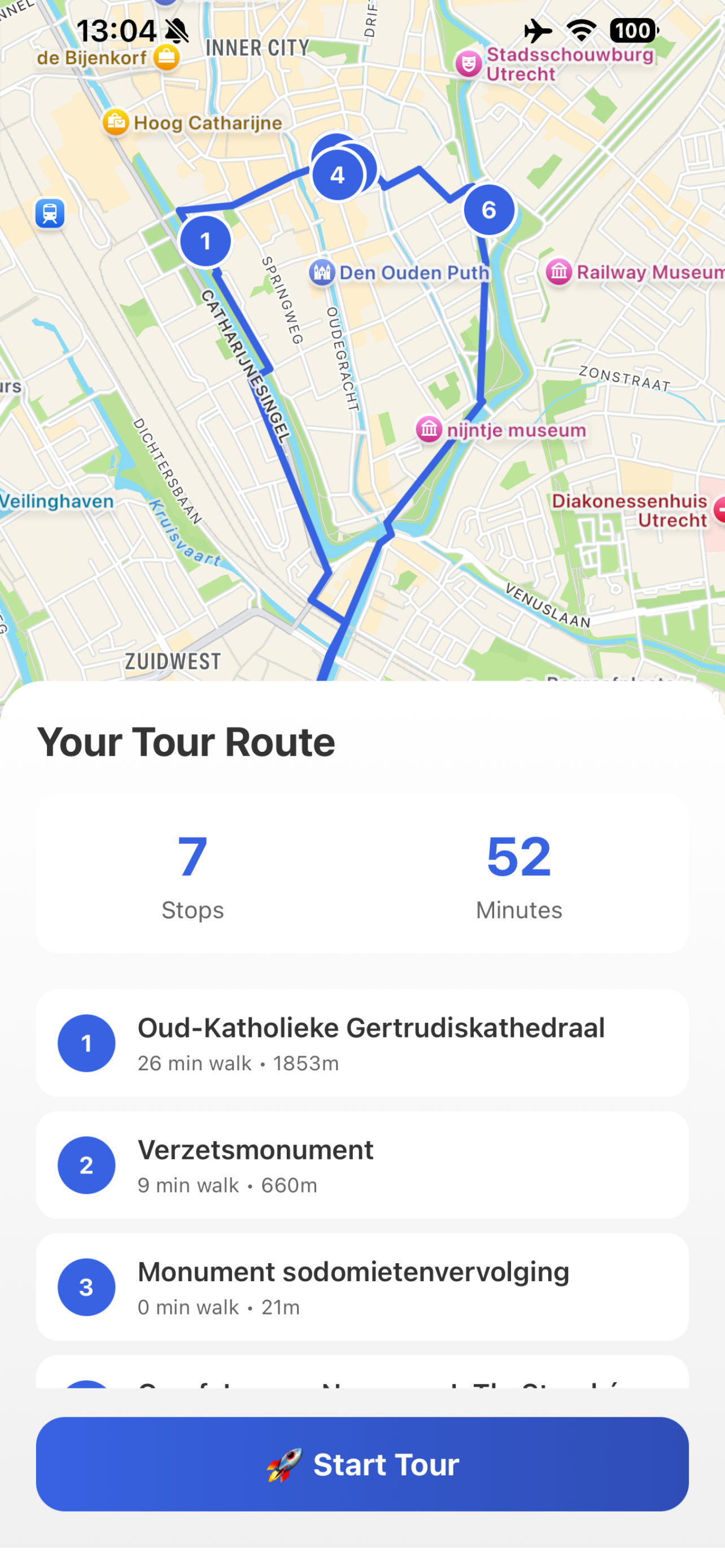 FreeAIWalkingTour.com | Mobile app screenshot 4