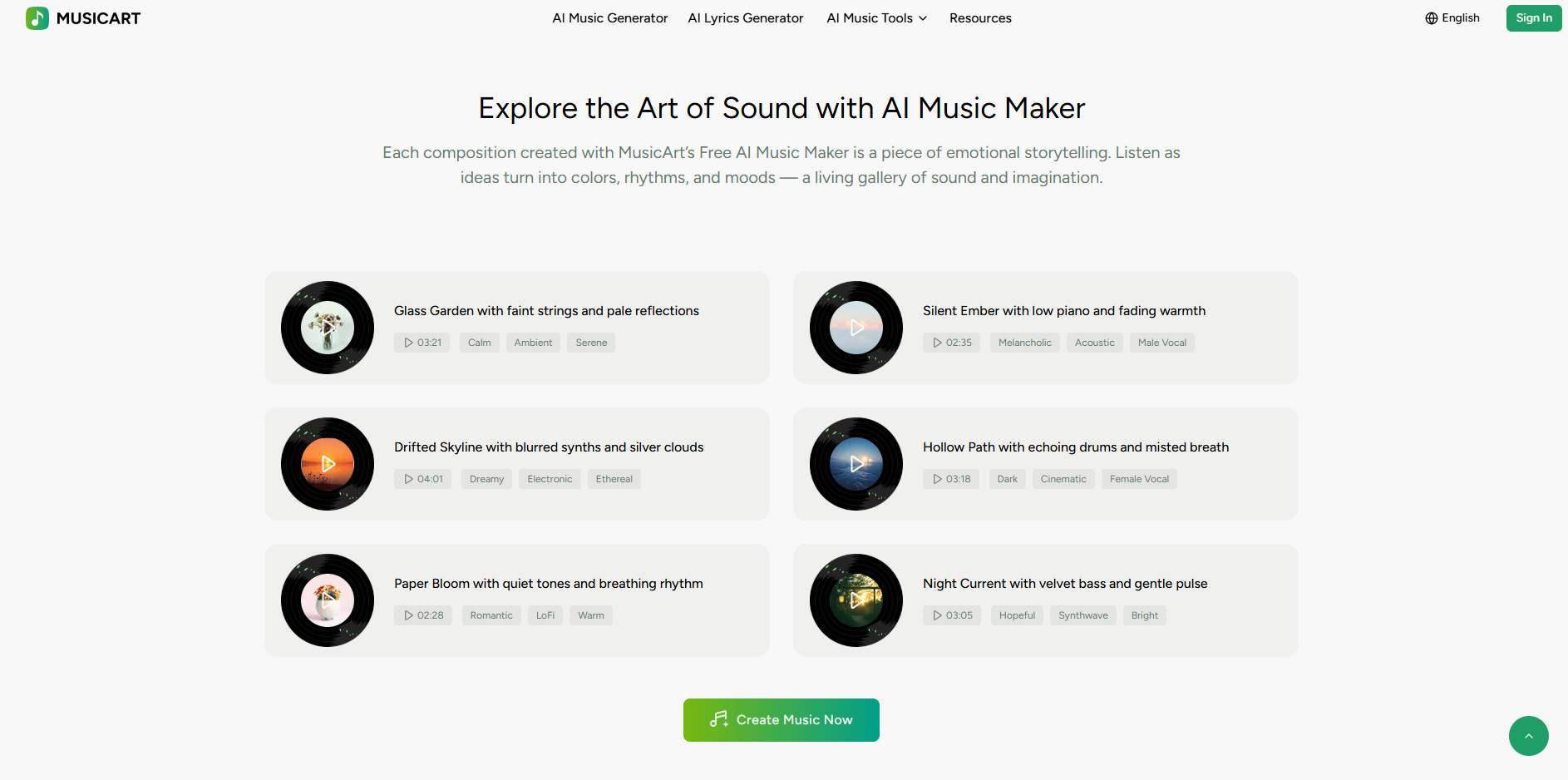 Transform Your Music into Art with AI screenshot 2