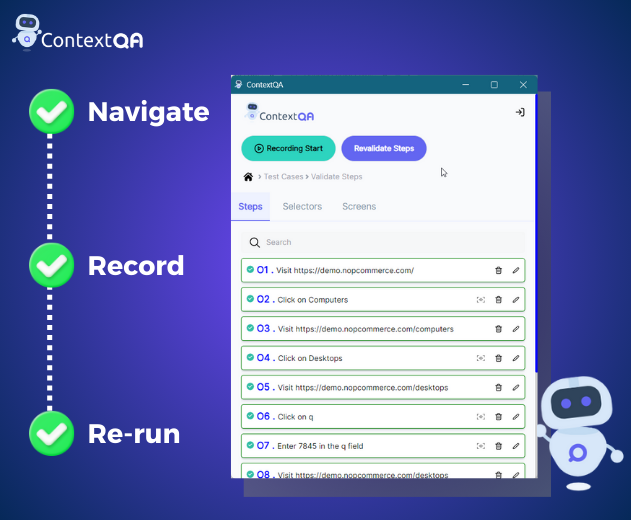 ContextQA screenshot 3