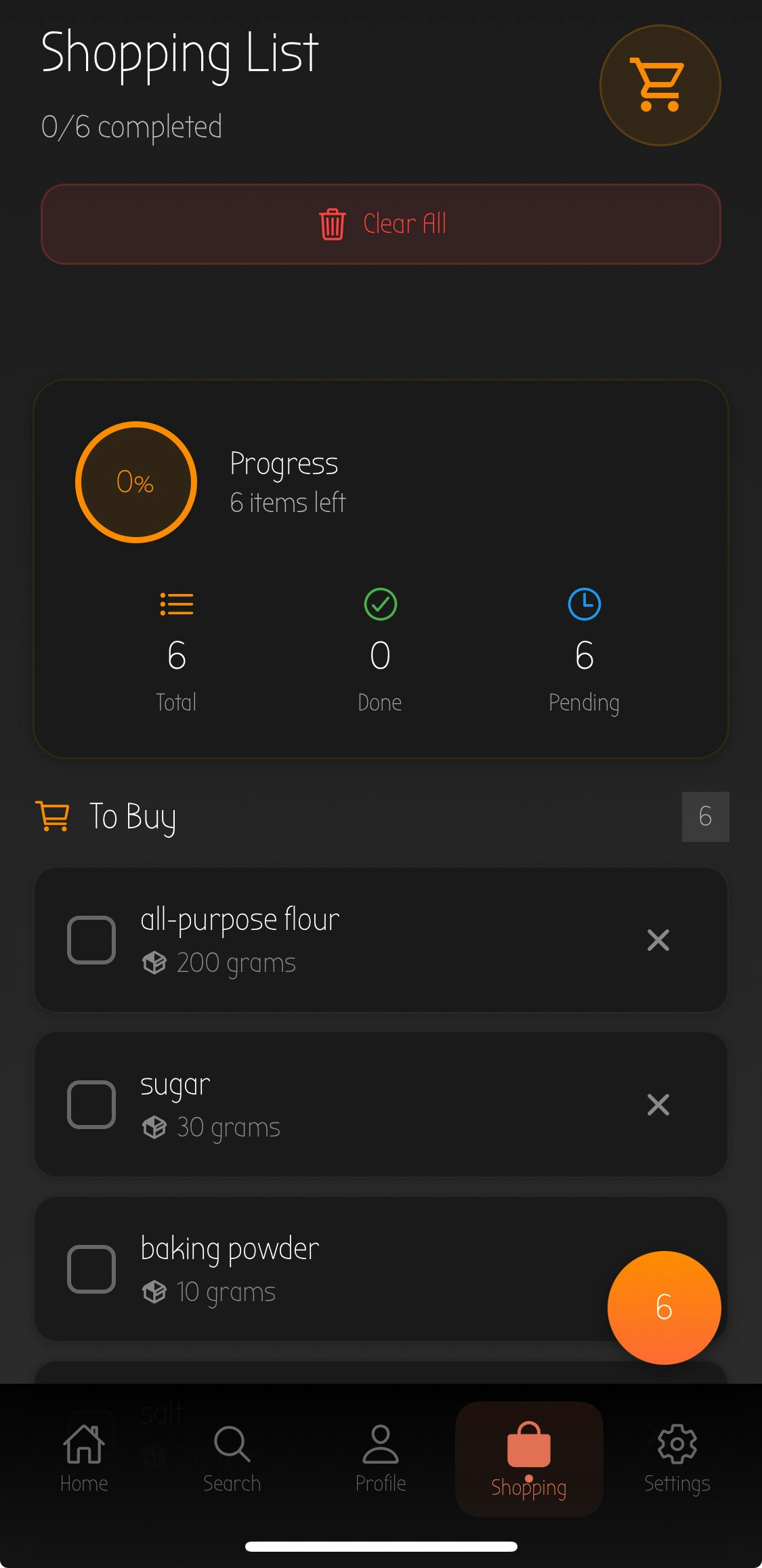 SmartChefApp screenshot 3