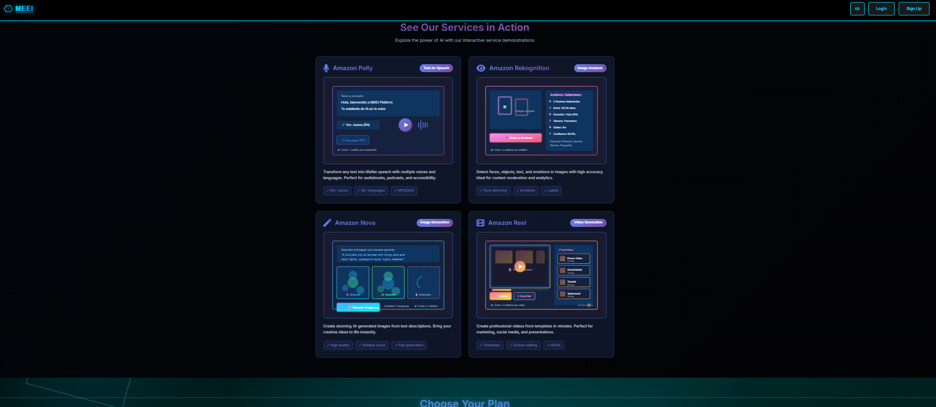 MEEI - AI-Creation Platform screenshot 1