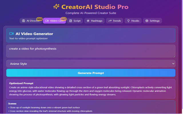 CreatorAI Studio Pro screenshot 2