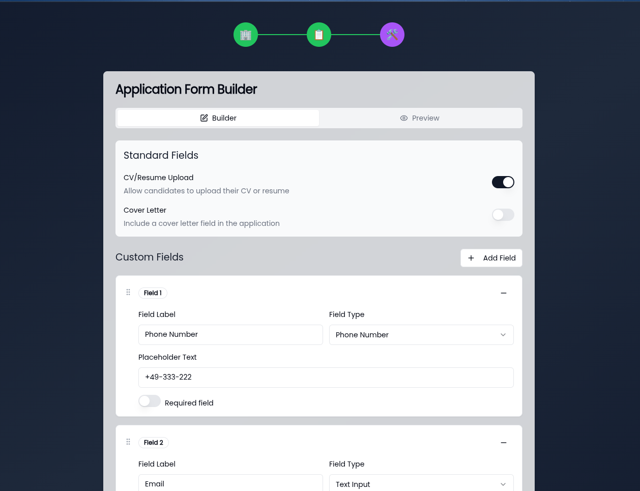 Recruity screenshot 2