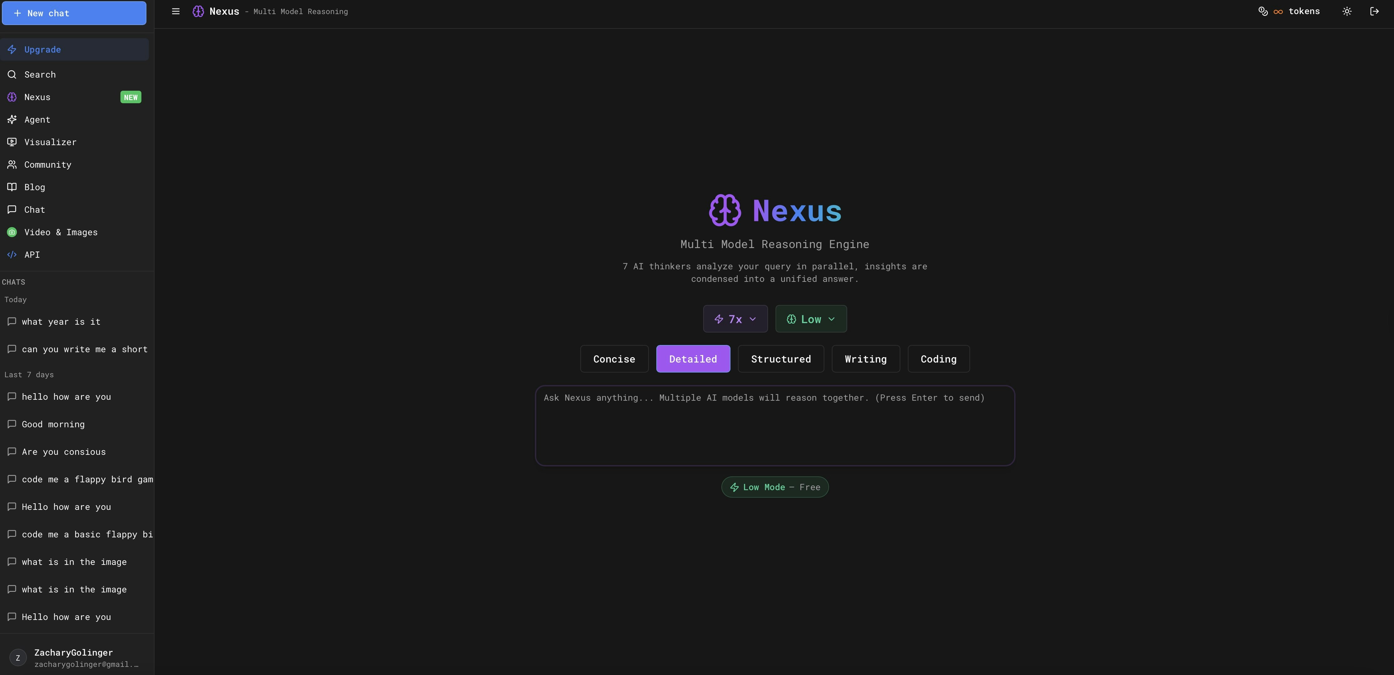 InfiniaxAI screenshot 2