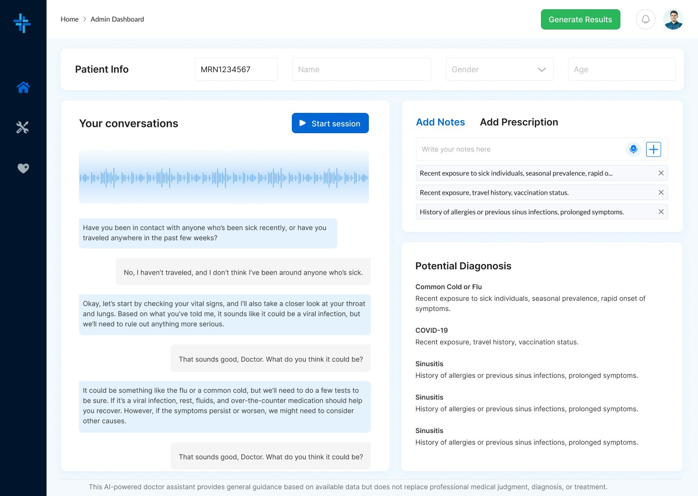 MediNoteX AI screenshot 3