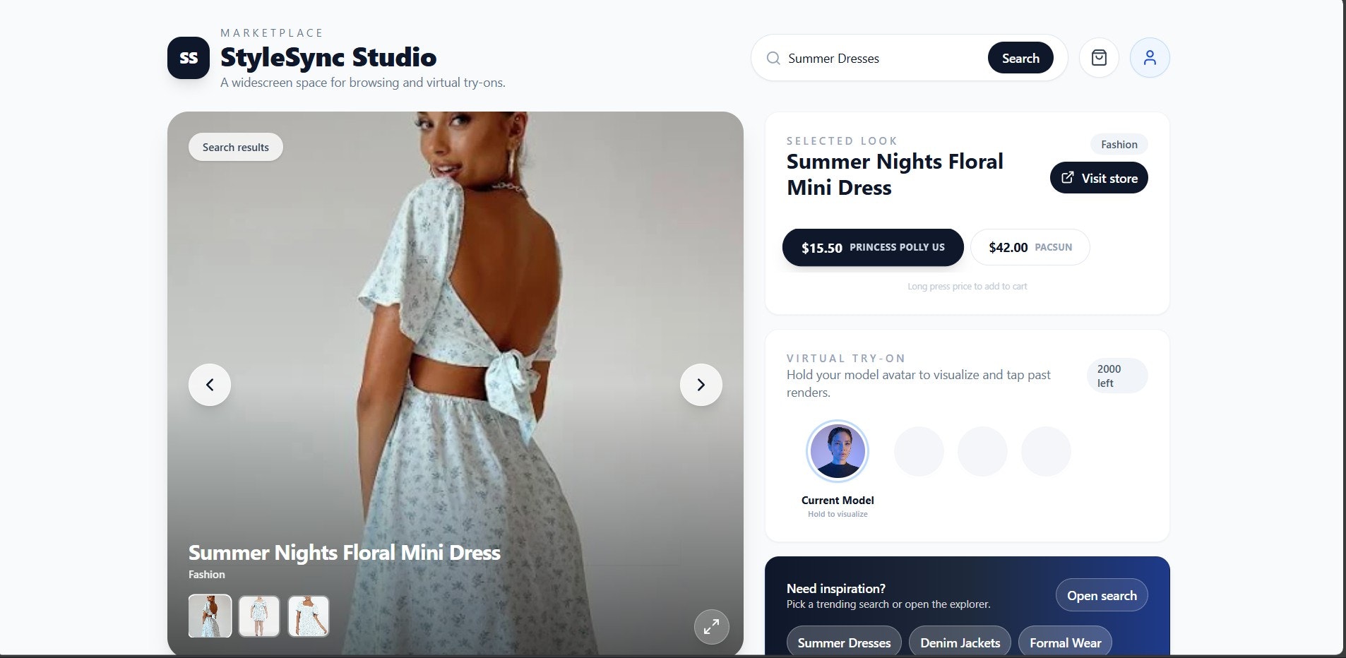 StyleSyncs Marketplace screenshot 1