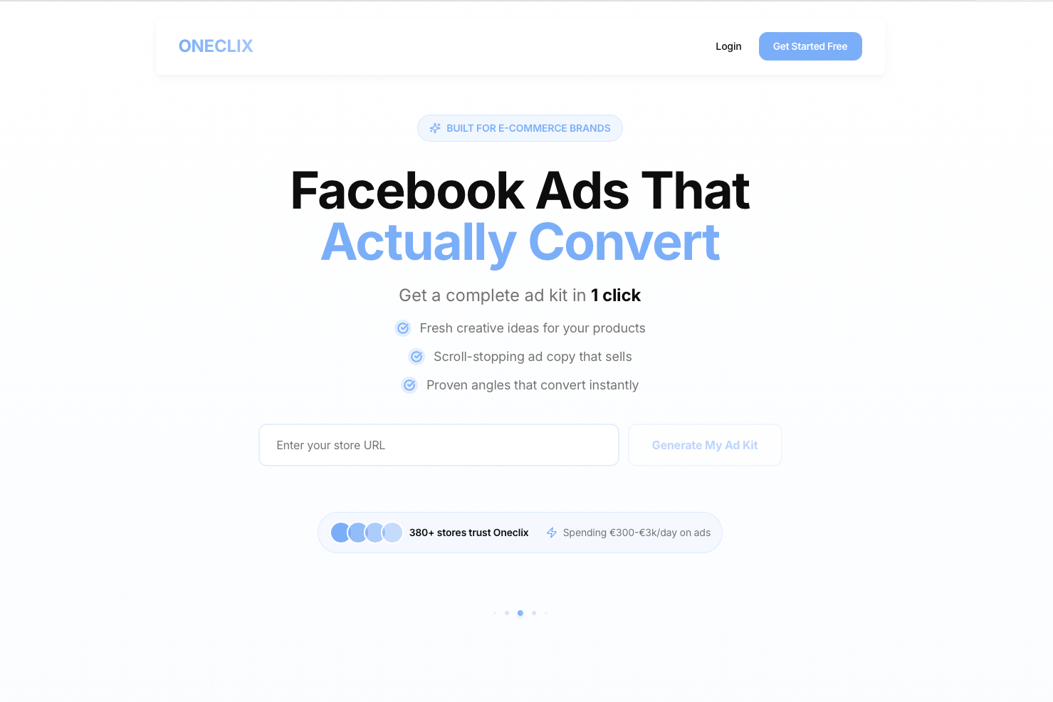Oneclix screenshot 1