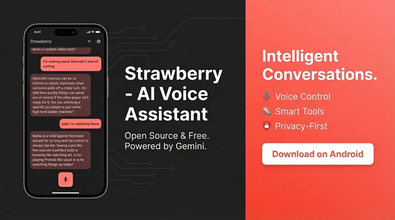 Strawberry - Intelligent voice assistant screenshot 1