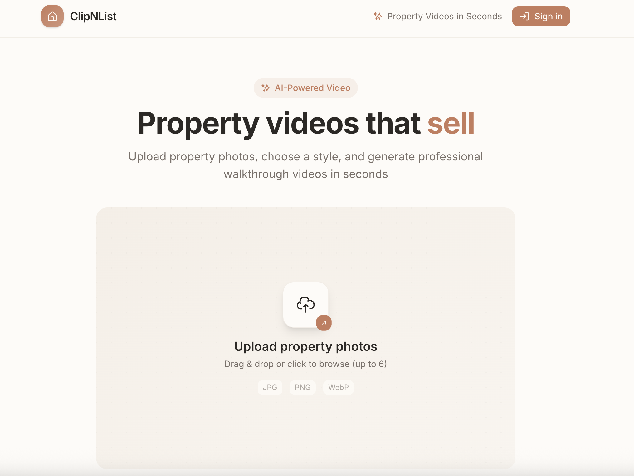 ClipNlist - Property videos that sell screenshot 1