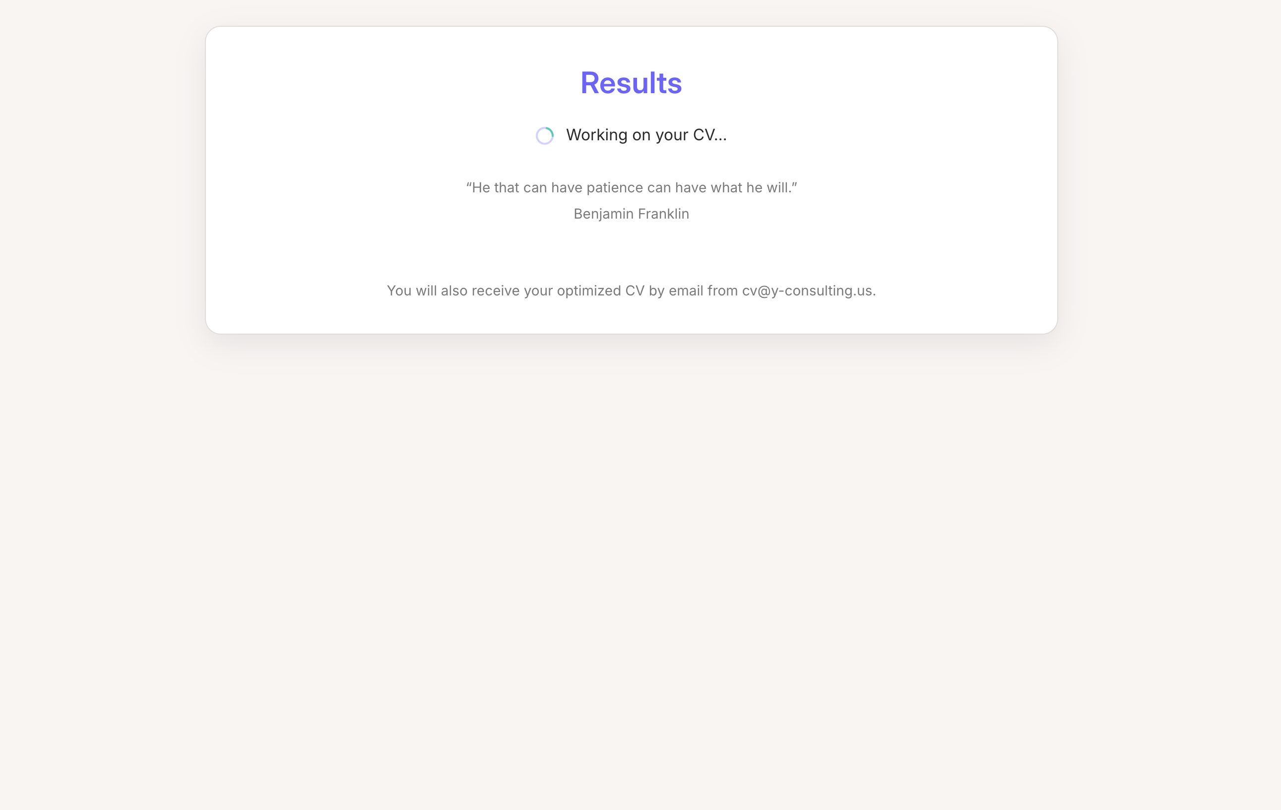 AI CV Optimizer screenshot 3