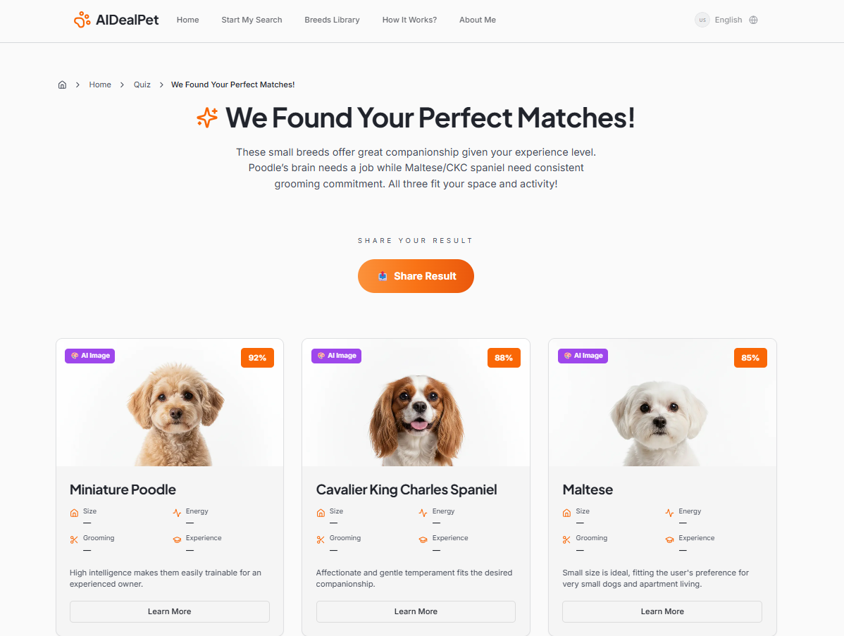 AIDealPet.com screenshot 5
