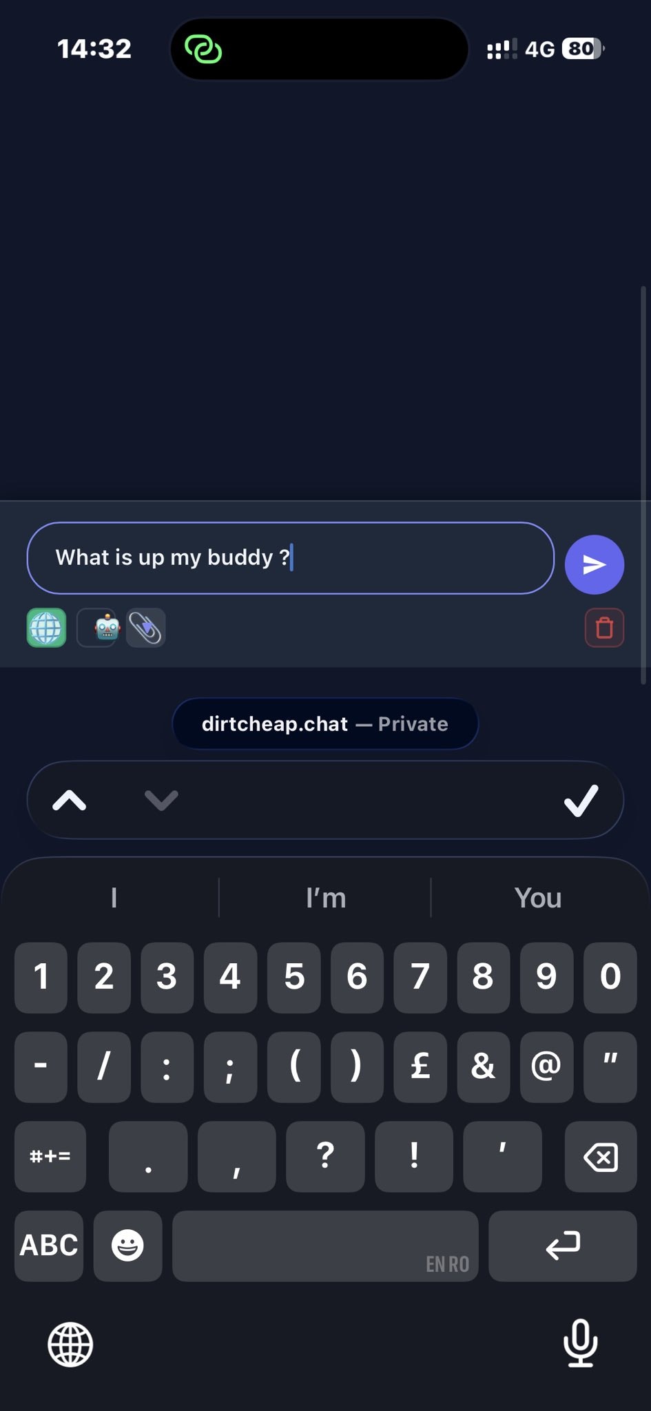 DirtCheapChat screenshot 1
