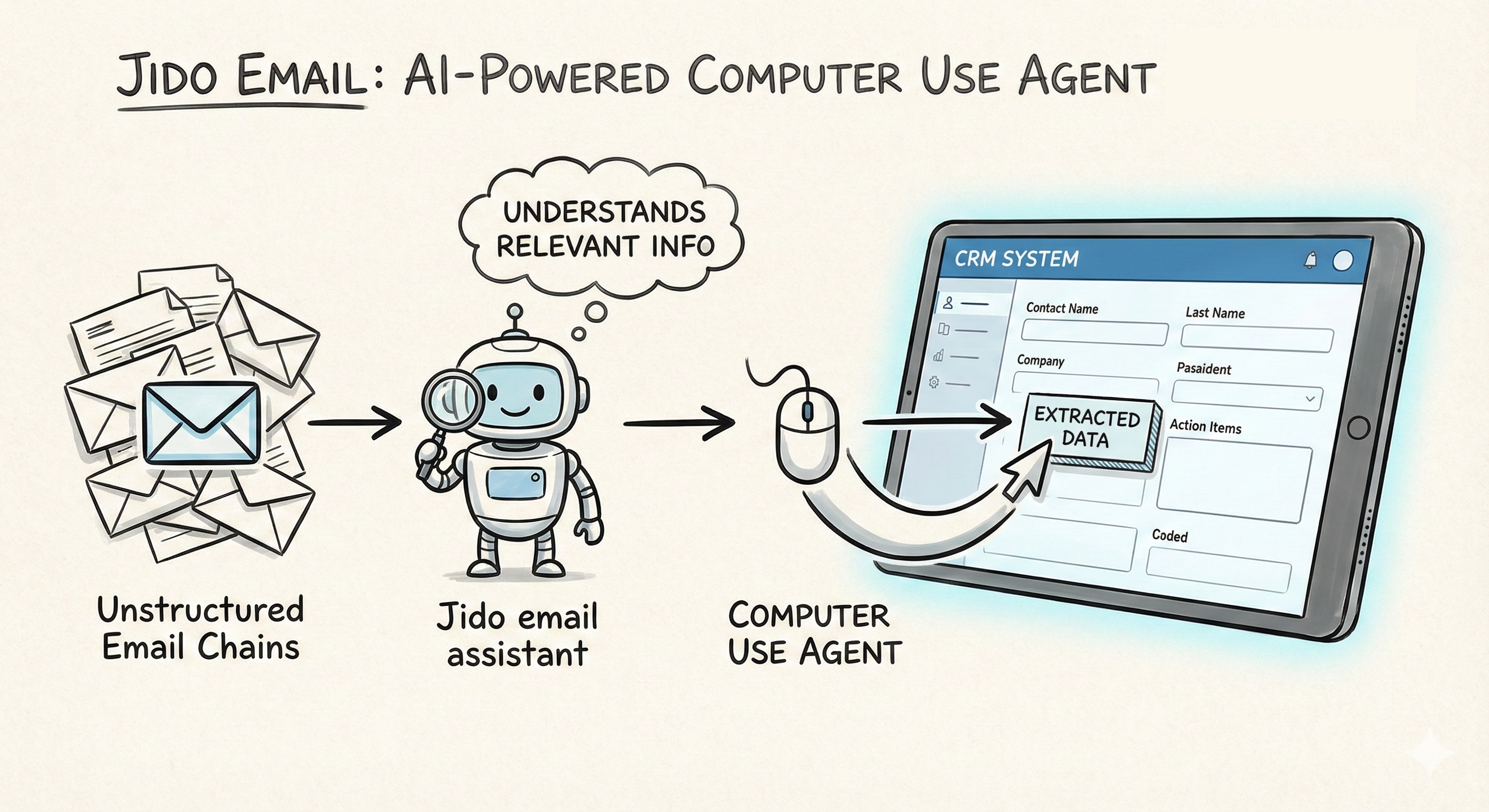 Jido Email Agent and CRM Operator screenshot 1