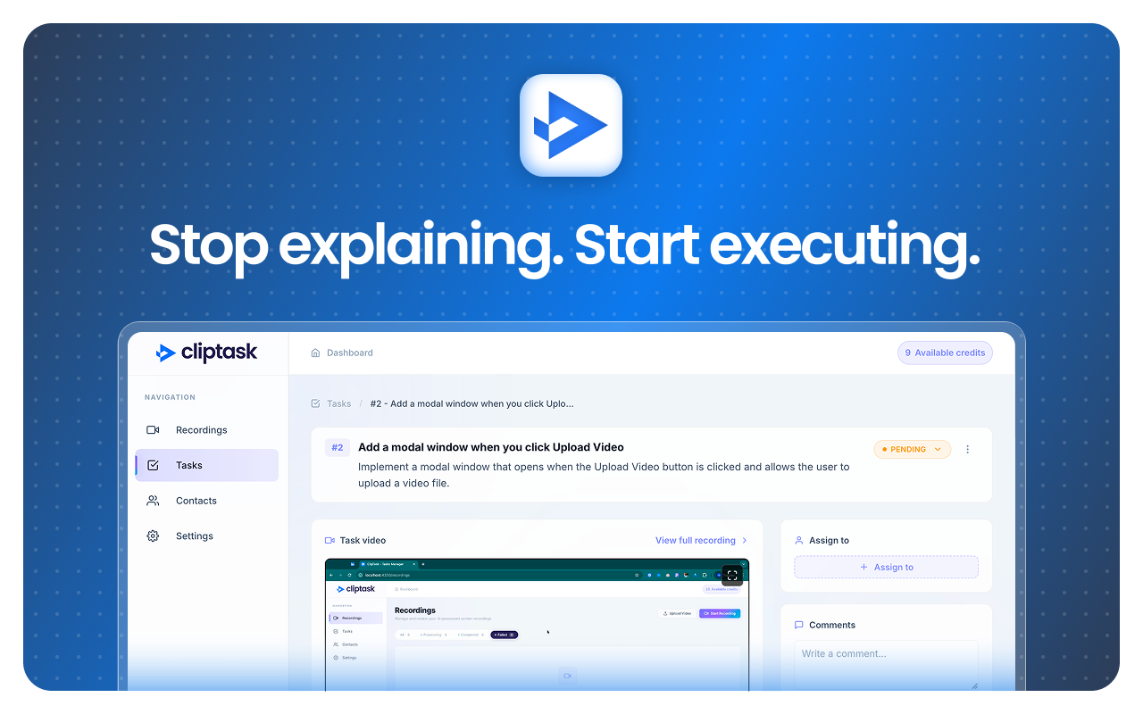 ClipTask screenshot 2