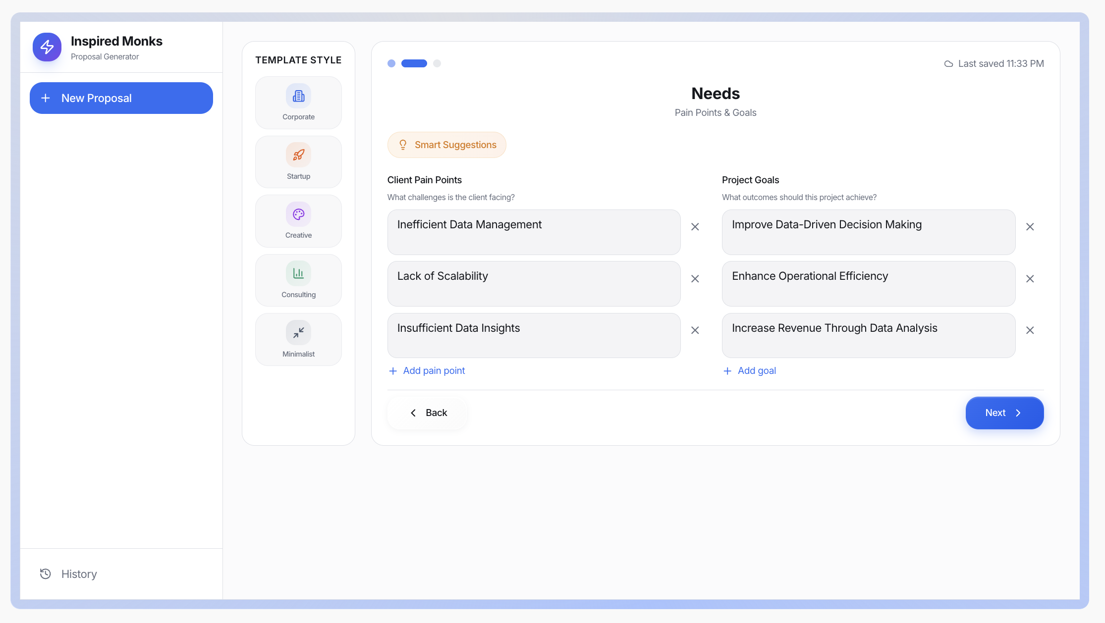 Free AI Proposal Generator screenshot 4