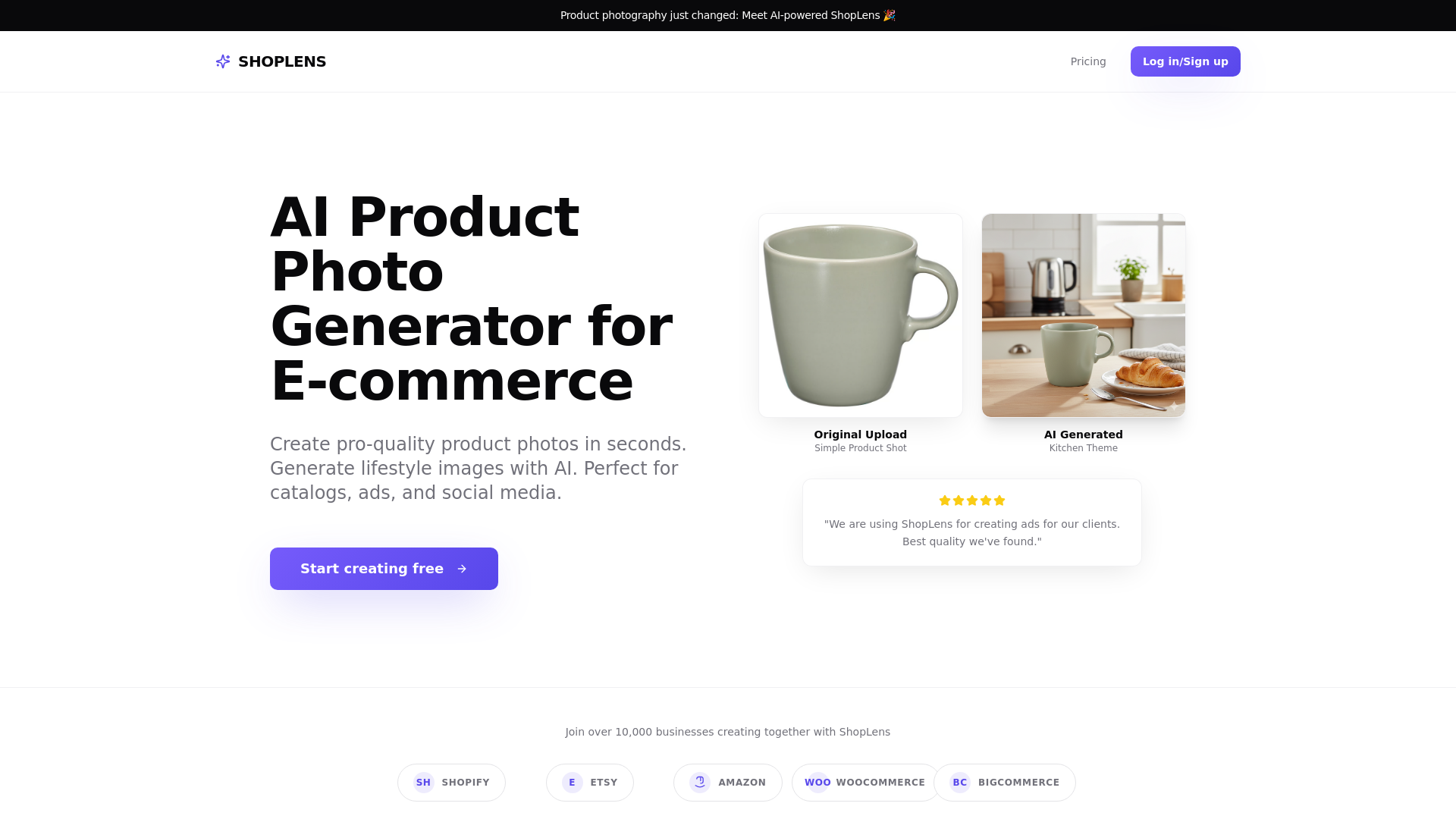 ShopLens screenshot 1