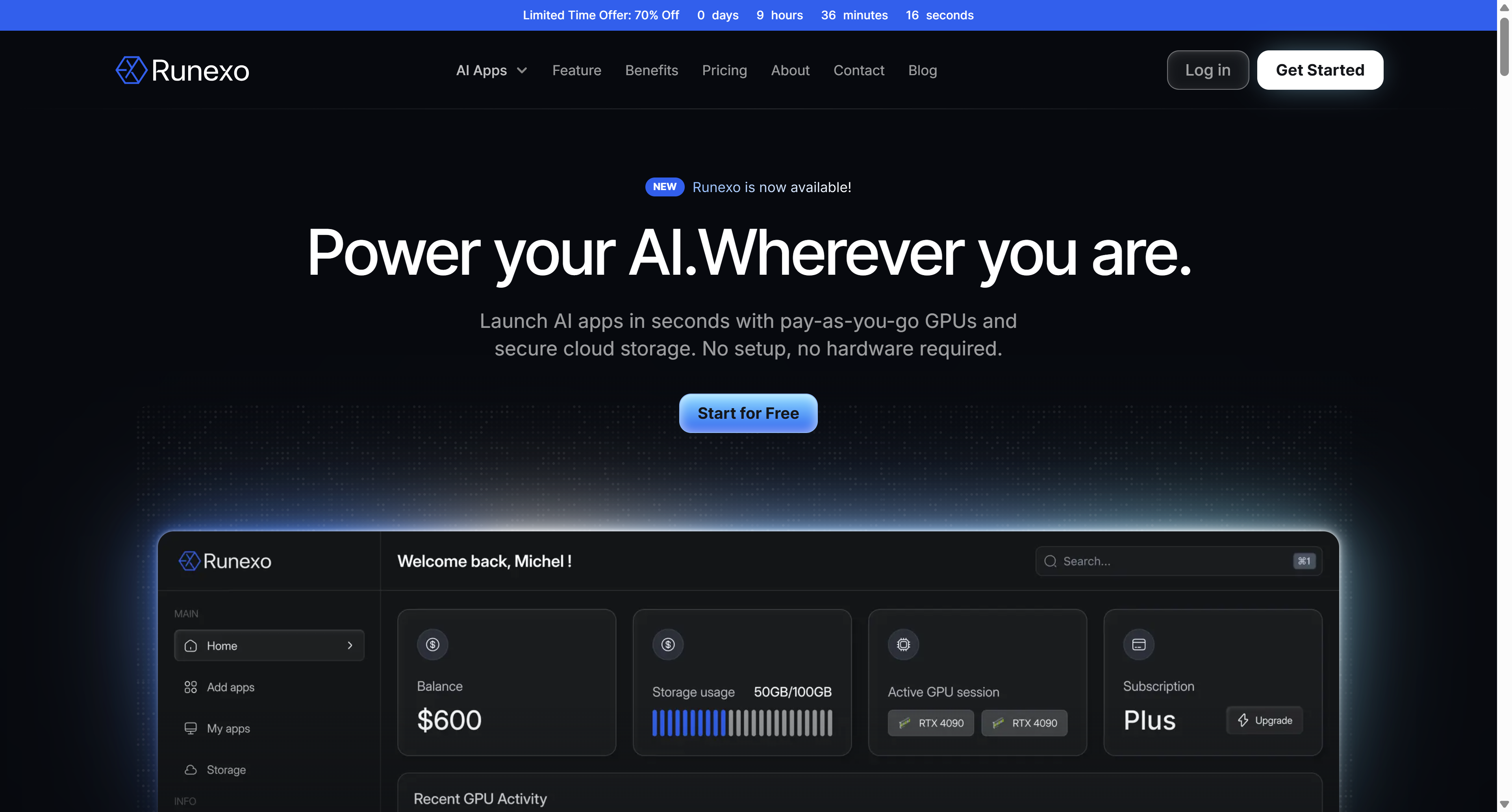 Runexo screenshot 1