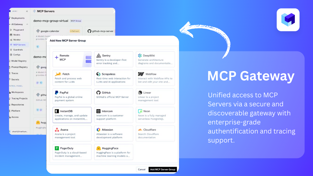 TrueFoundry AI Gateway screenshot 2