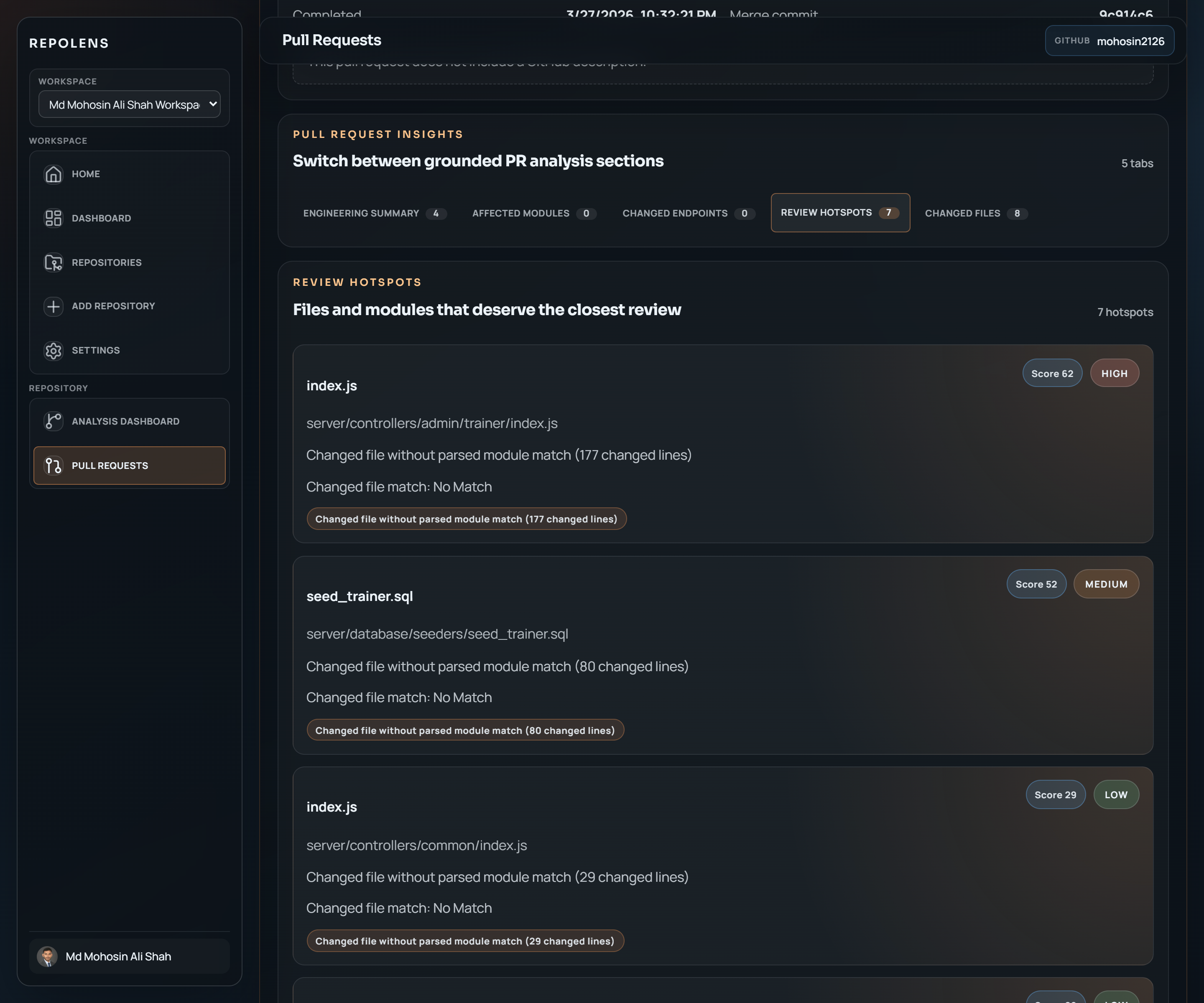 RepoLens screenshot 6