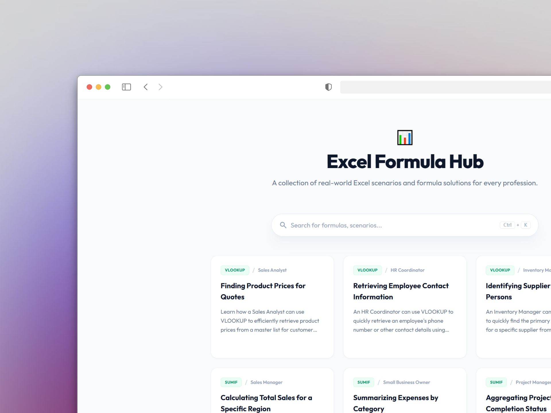 Excel Formula Hub screenshot 1