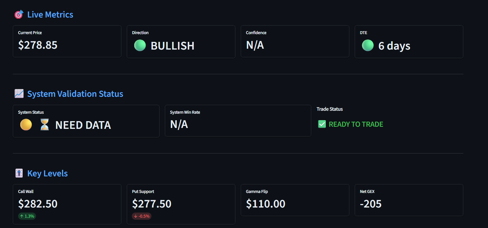GEX Pro Terminal screenshot 2