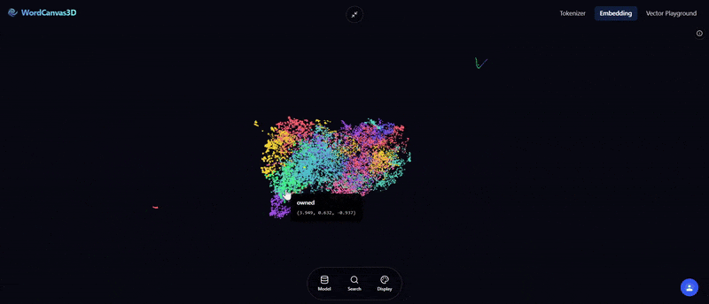 WordCanvas3D screenshot 2