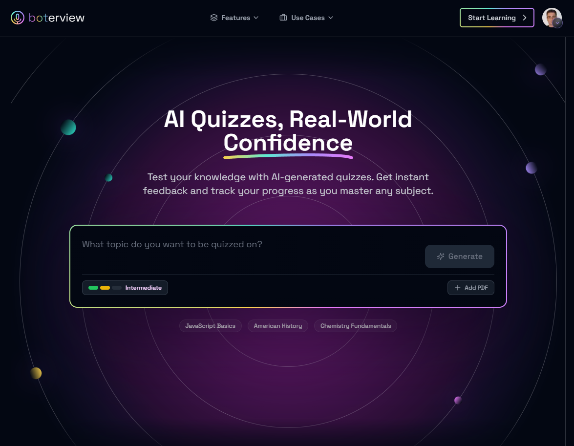 boterview Quiz screenshot 1