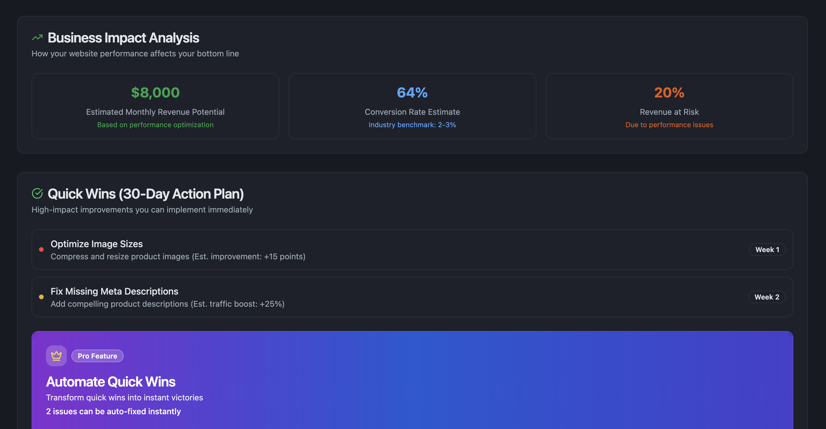 WebFixr AI – Free AI Website Audit screenshot 4