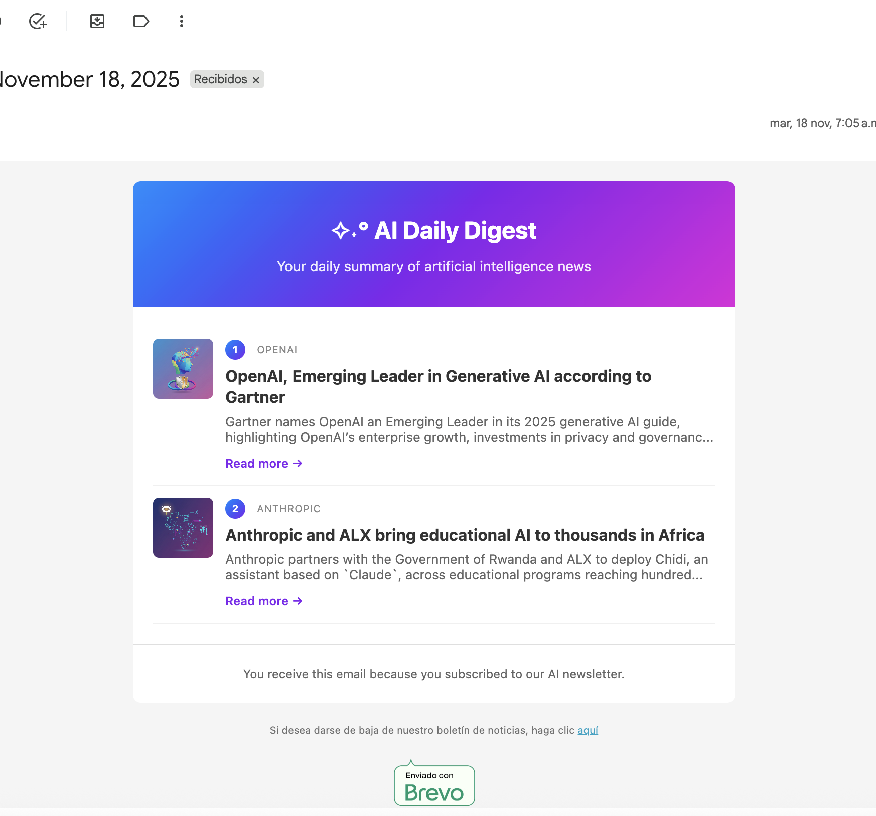 Keryc: AI News screenshot 3