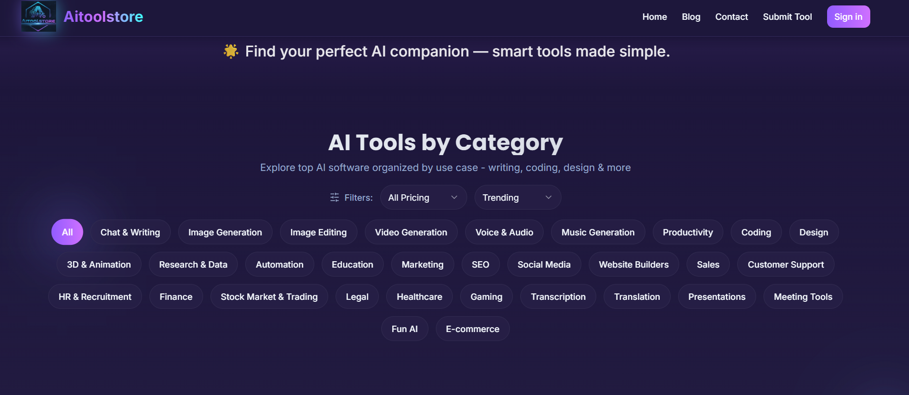 AiToolStore-  AI Tool Inventory  screenshot 2
