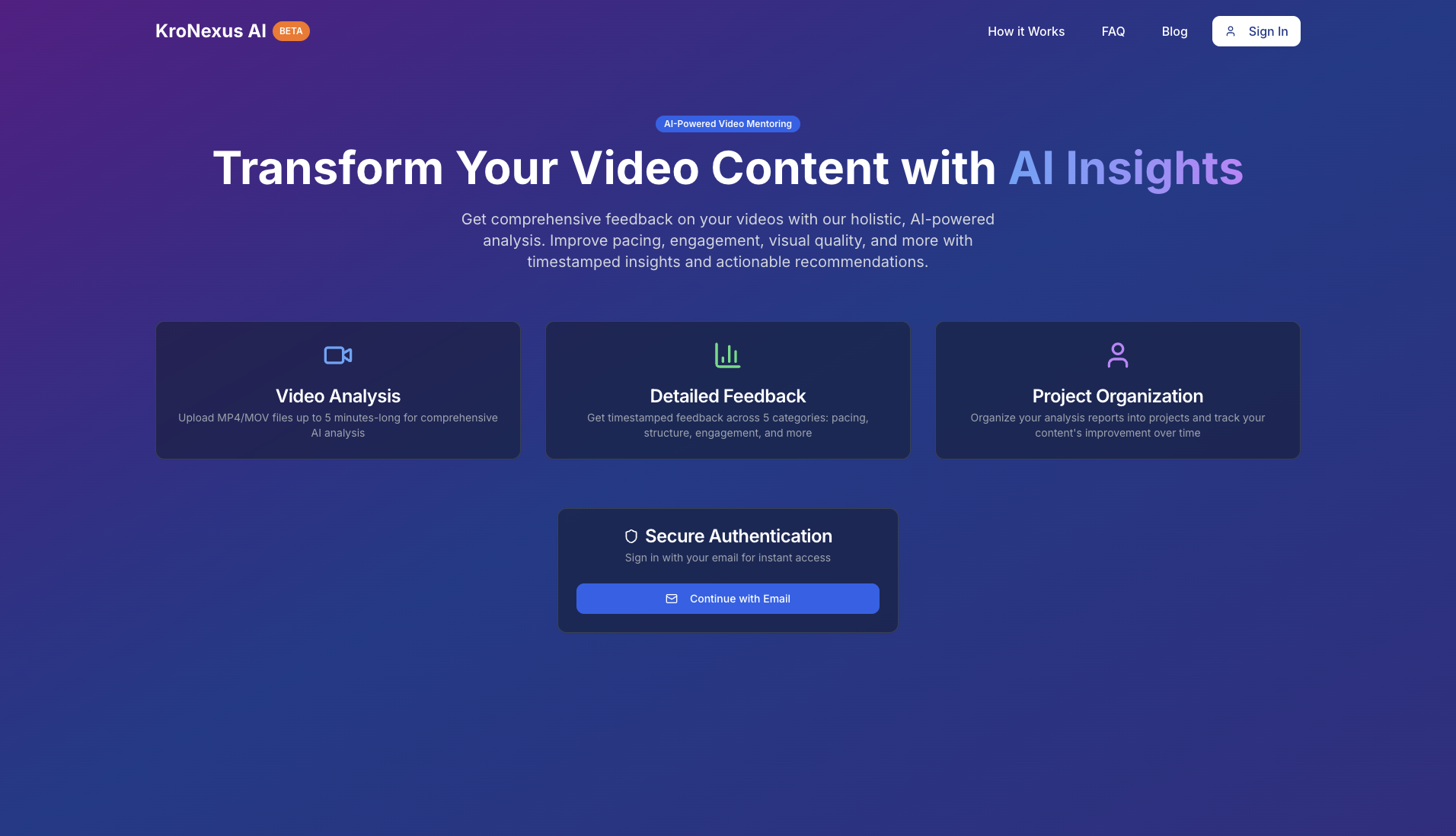 Video Analysis Studio - KroNexus AI screenshot 4