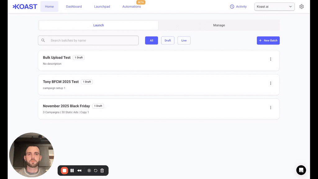 Koast.ai: Ad Launching 3.0 screenshot 5