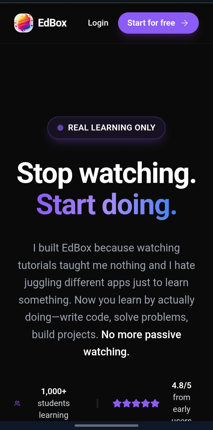 EdBox screenshot 1