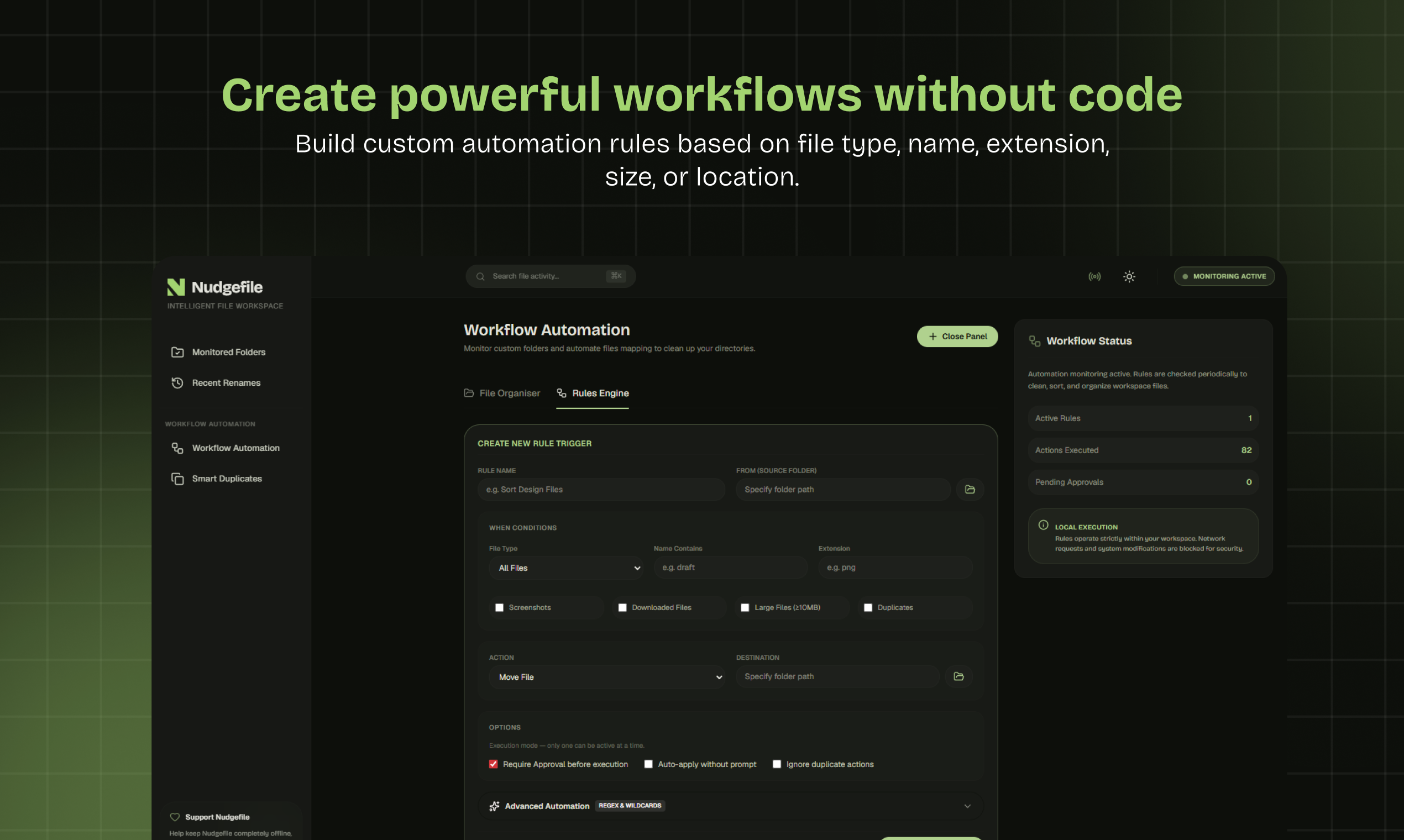 NudgeFile screenshot 2
