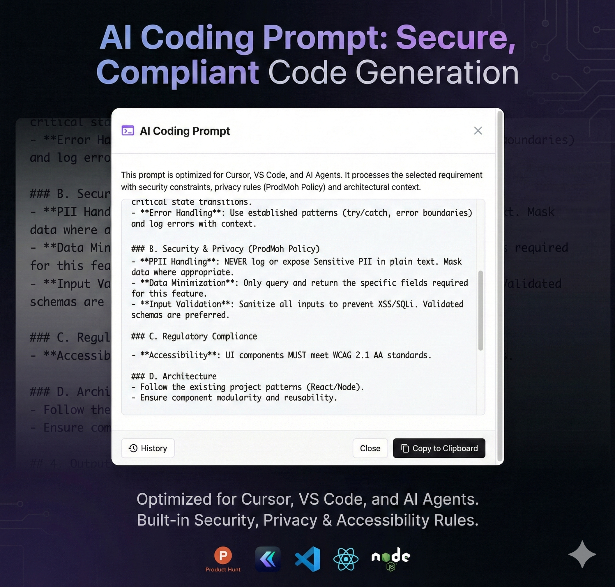 ProdMoh — AI Coding Prompt Generator screenshot 3