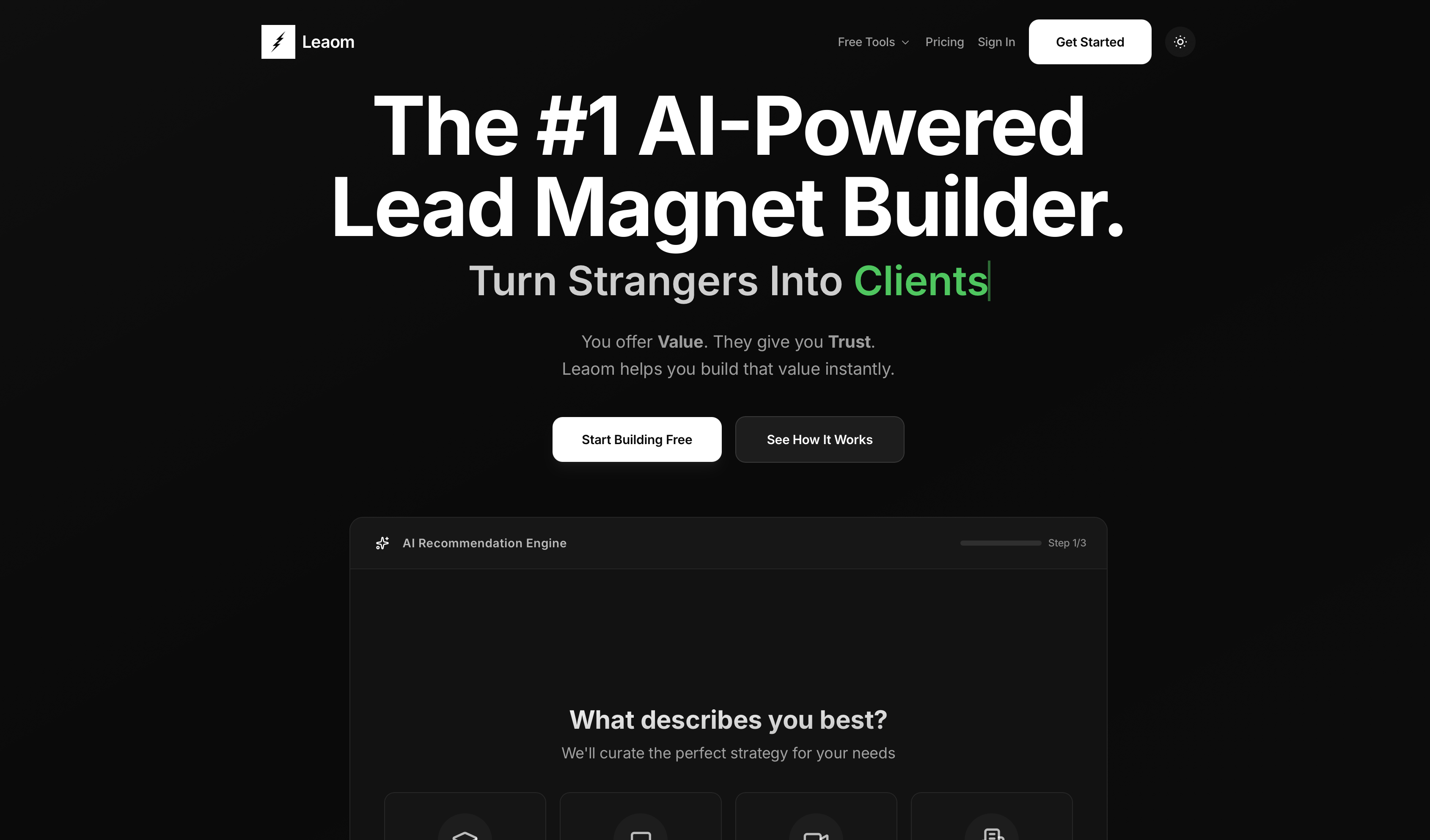 Leaom screenshot 2