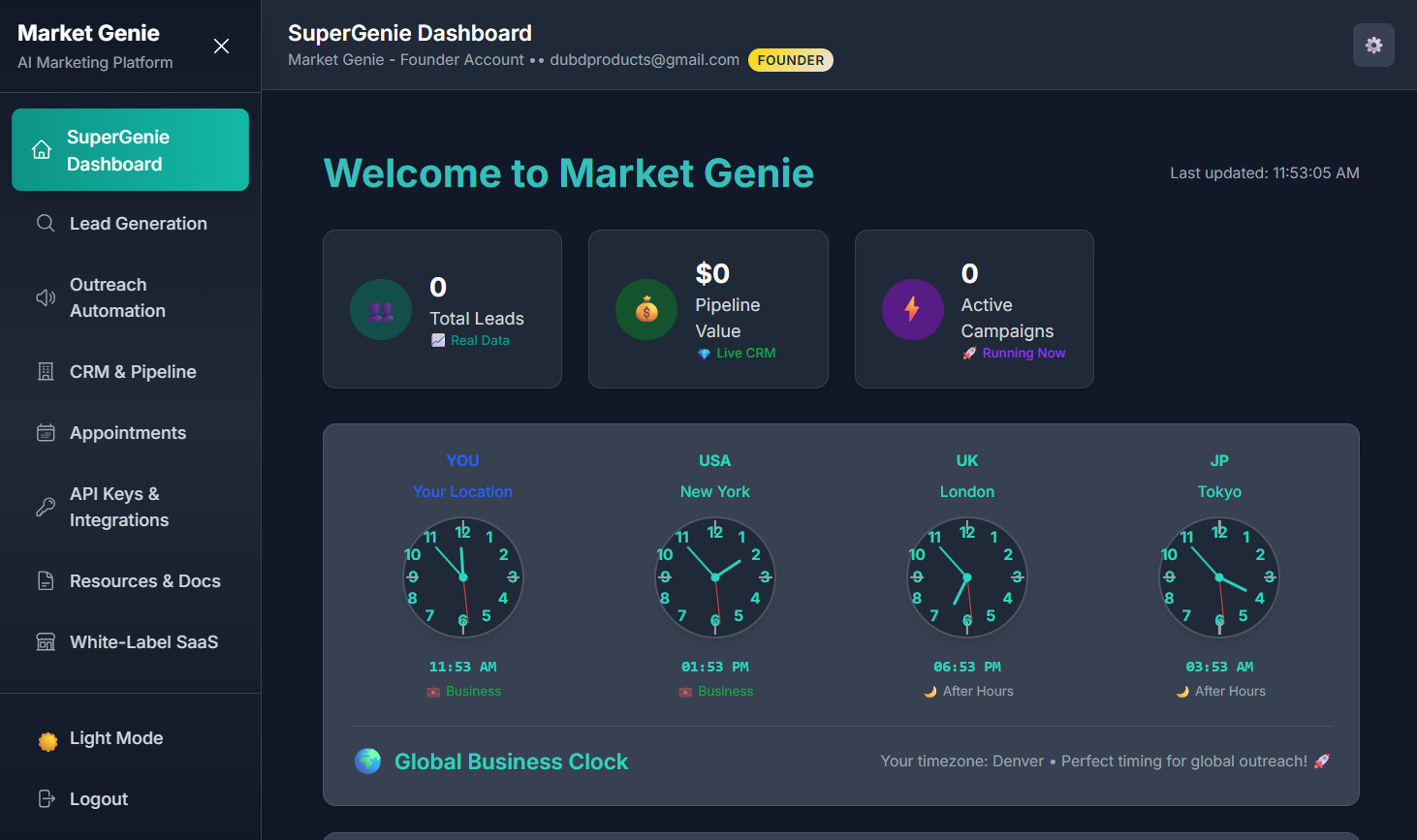 Market Genie: Your AI Marketing Co-Pilot screenshot 1