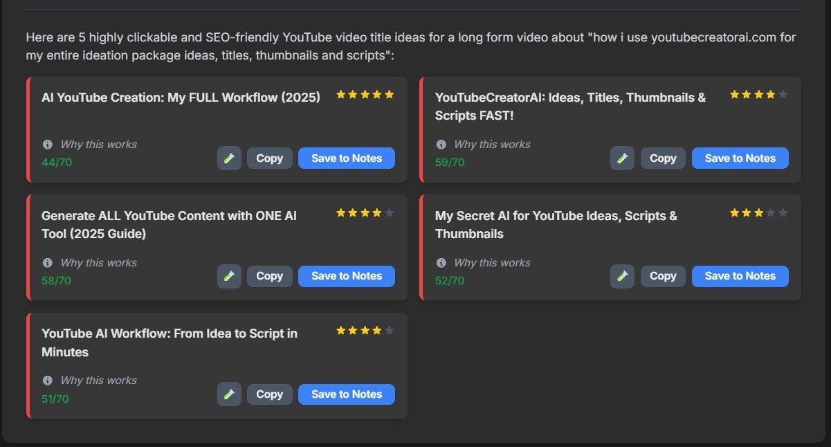 YouTube Creator AI screenshot 4