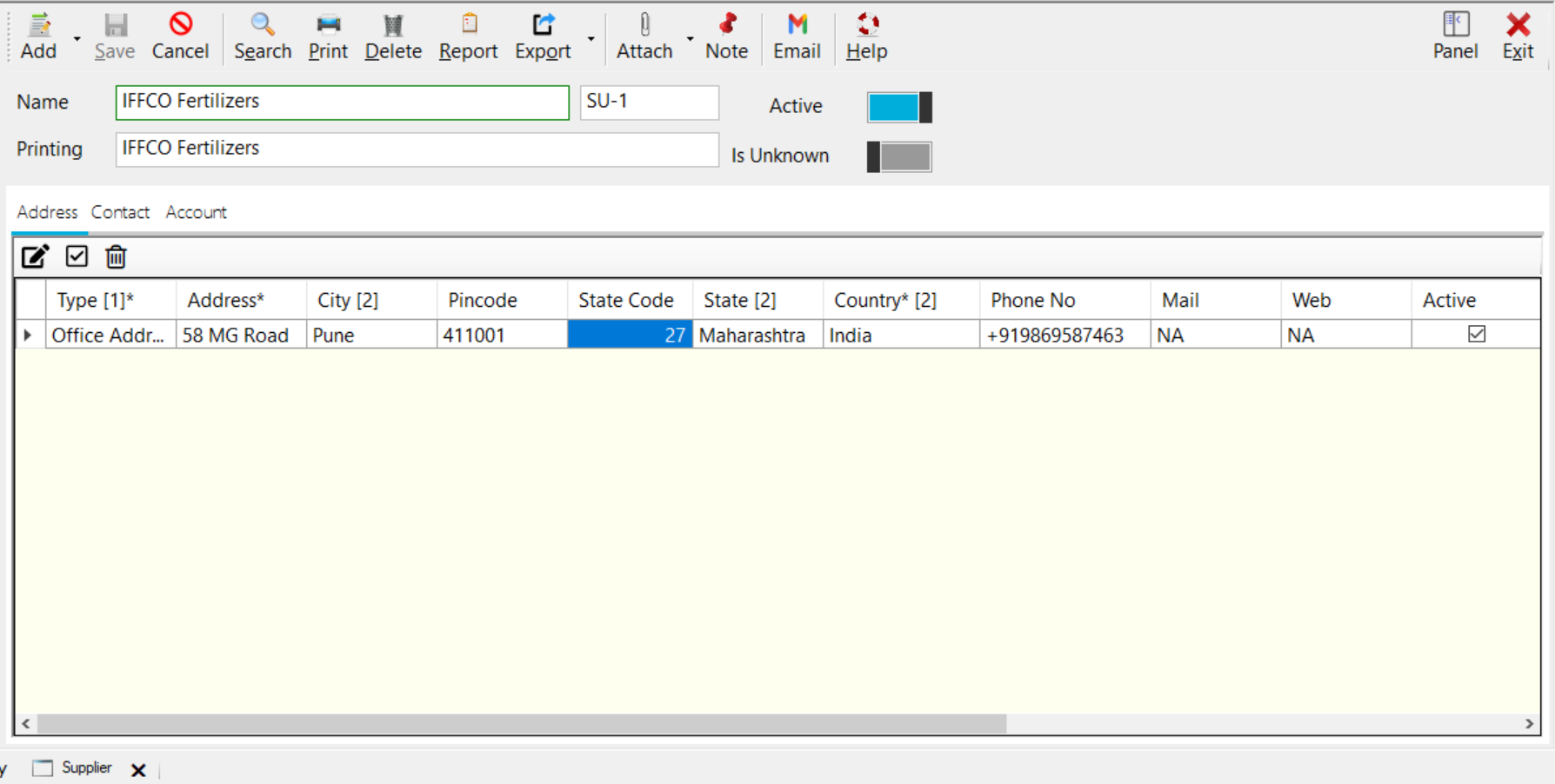 Spark ERP screenshot 2