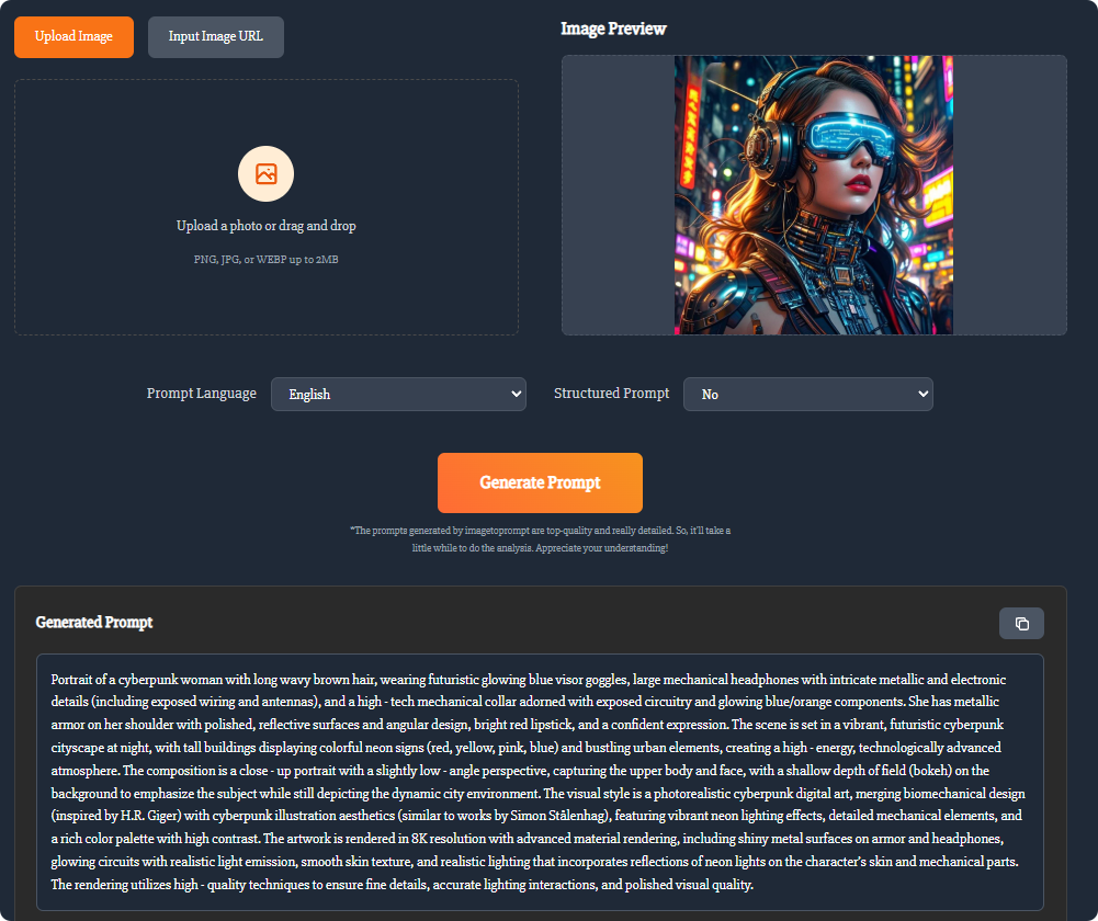 Image to Prompt Generator screenshot 4