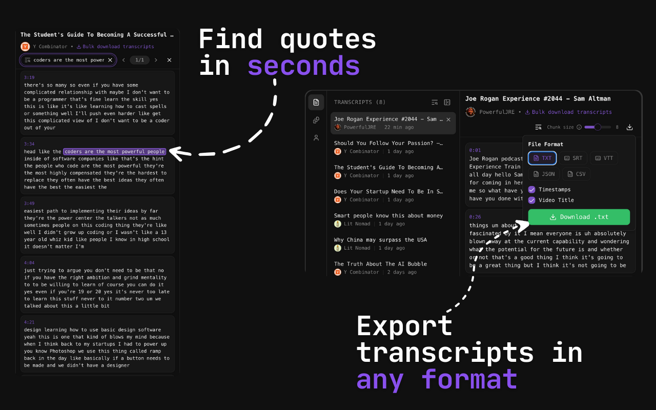 transcribr screenshot 3