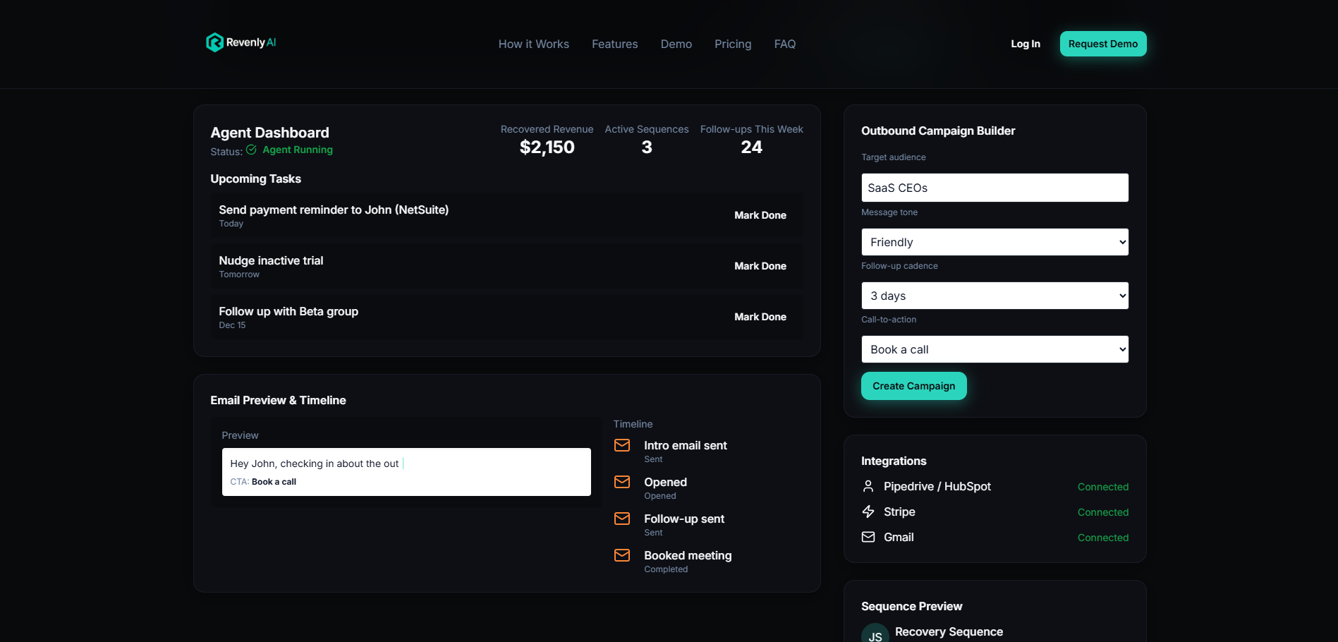 Revenly AI screenshot 2