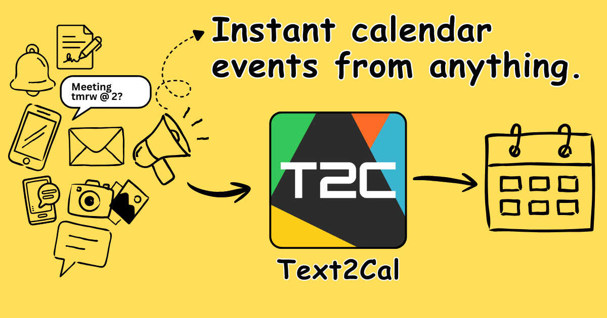 Text2Cal - Your AI Calendar Assistant screenshot 1