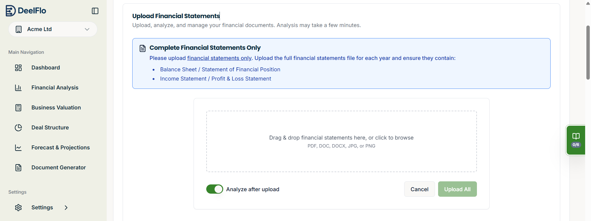 DeelFlo screenshot 1