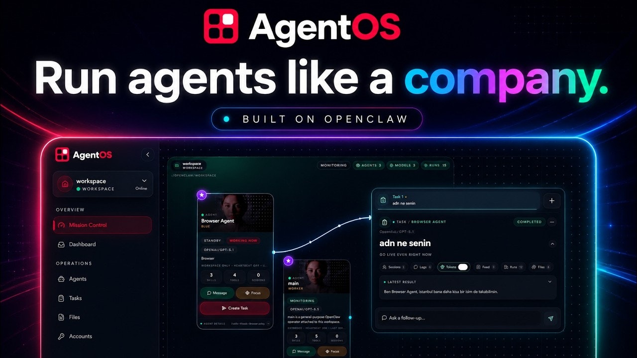 AgentOS screenshot 1
