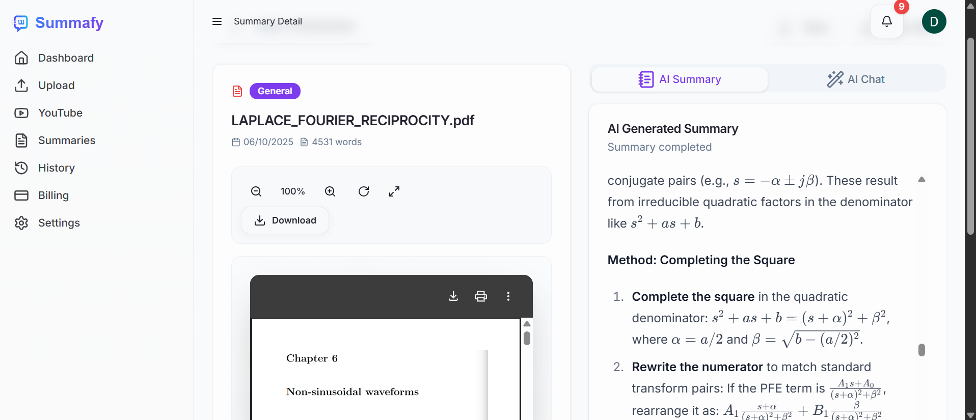 Summafy.io