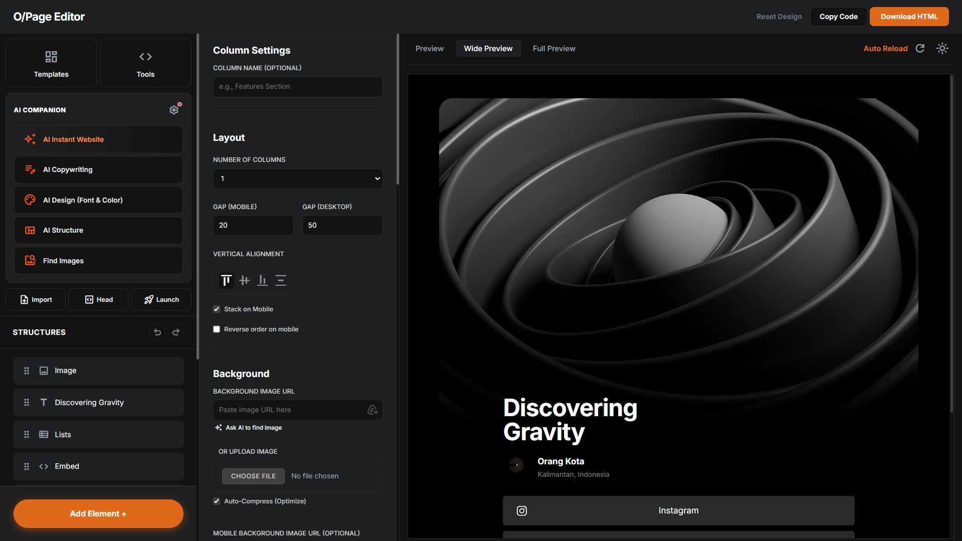 O/Page Website Builder screenshot 6