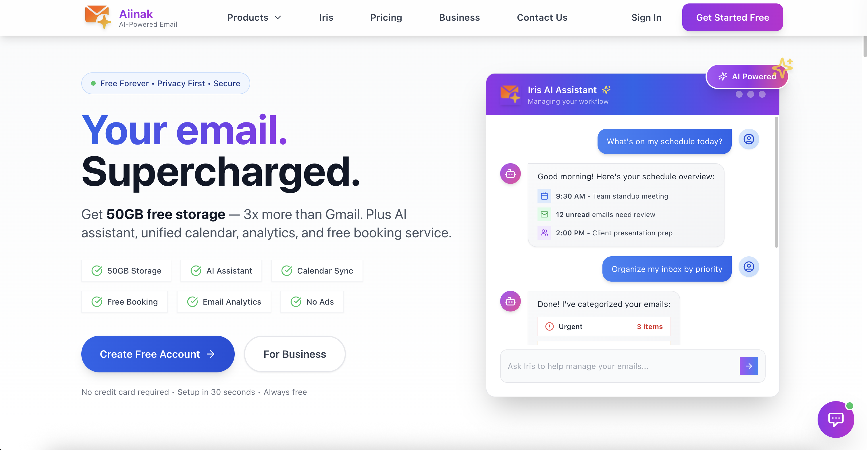 AiMail by Aiinak screenshot 1